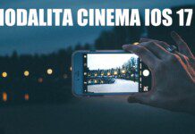 ios 17 modalità cinema